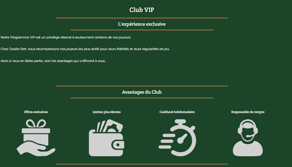 vip dublin bet